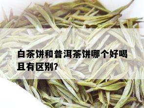 白茶饼和普洱茶饼哪个好喝且有区别？