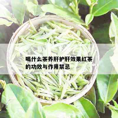 喝什么茶养肝护肝效果红茶的功效与作用禁忌