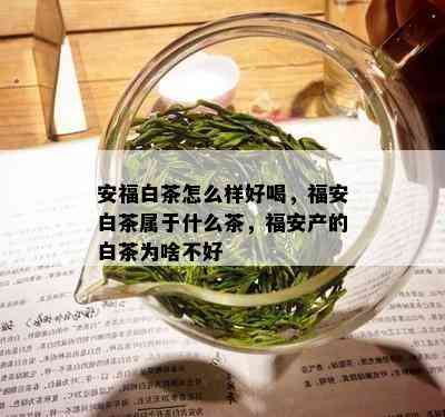 安福白茶怎么样好喝，福安白茶属于什么茶，福安产的白茶为啥不好