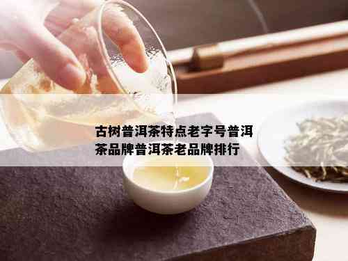 古树普洱茶特点老字号普洱茶品牌普洱茶老品牌排行