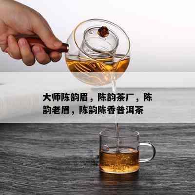 大师陈韵眉，陈韵茶厂，陈韵老眉，陈韵陈香普洱茶