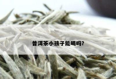 普洱茶小孩子能喝吗？