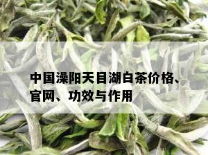 中国澡阳天目湖白茶价格、官网、功效与作用