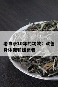 老白茶10年的功效：改善身体健和缓衰老