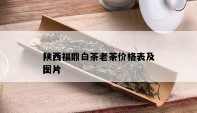 陕西福鼎白茶老茶价格表及图片