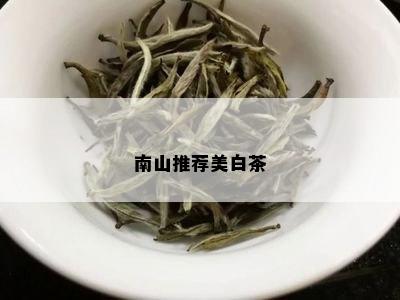 南山推荐美白茶