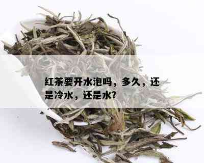 红茶要开水泡吗，多久，还是冷水，还是水？