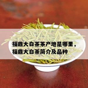 福鼎大白茶茶产地是哪里，福鼎大白茶简介及品种