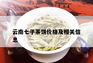 云南七子茶饼价格及相关信息