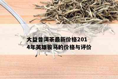 大益普洱茶最新价格2014年英雄骏马的价格与评价