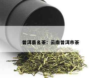 普洱县名茶：云南普洱市茶