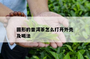 圆形的普洱茶怎么打开外壳及喝法