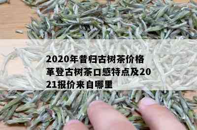 2020年昔归古树茶价格革登古树茶口感特点及2021报价来自哪里