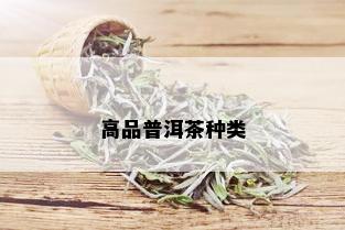 高品普洱茶种类