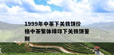 1999年中茶下关铁饼价格中茶繁体绿印下关铁饼鉴别