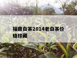 福鼎白茶2014老白茶价格珍藏