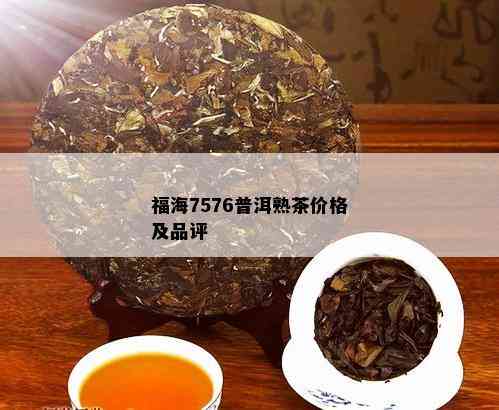 福海7576普洱熟茶价格及品评