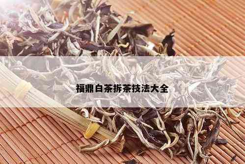 福鼎白茶拆茶技法大全