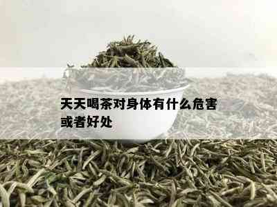 天天喝茶对身体有什么危害或者好处