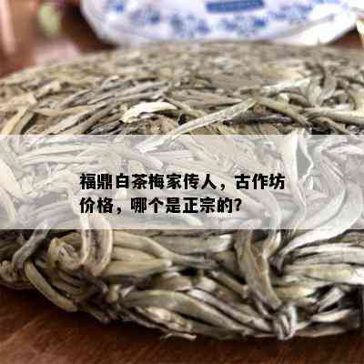 福鼎白茶梅家传人，古作坊价格，哪个是正宗的？