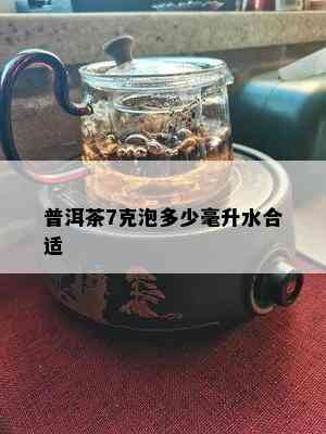 普洱茶7克泡多少毫升水合适