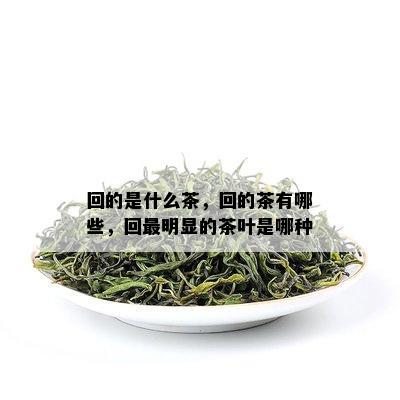 回的是什么茶，回的茶有哪些，回最明显的茶叶是哪种