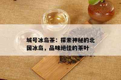 城号冰岛茶：探索神秘的北国冰岛，品味绝佳的茶叶