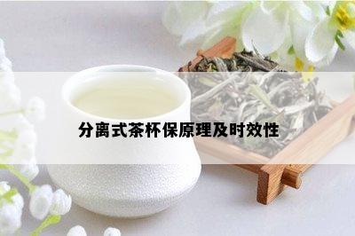 分离式茶杯保原理及时效性