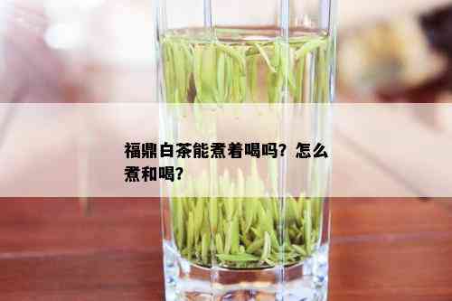 福鼎白茶能煮着喝吗？怎么煮和喝？