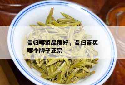 昔归哪家品质好，昔归茶买哪个牌子正宗