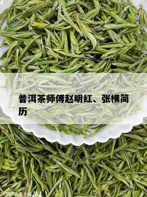 普洱茶师傅赵明红、张横简历