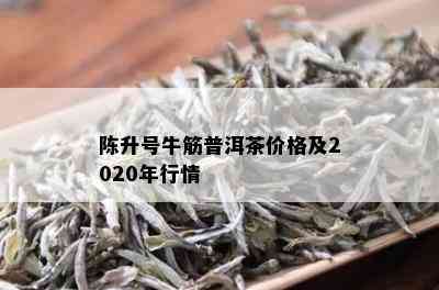 陈升号牛筋普洱茶价格及2020年行情