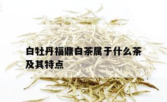 白牡丹福鼎白茶属于什么茶及其特点