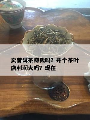 卖普洱茶赚钱吗？开个茶叶店利润大吗？现在