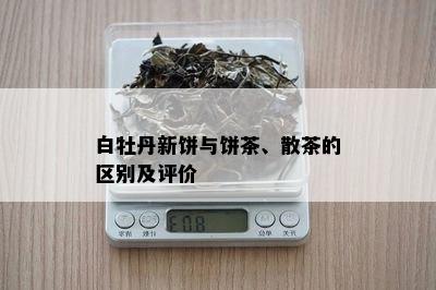 白牡丹新饼与饼茶、散茶的区别及评价