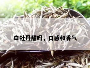 白牡丹甜吗，口感和香气