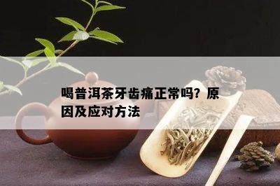 喝普洱茶牙齿痛正常吗？原因及应对方法