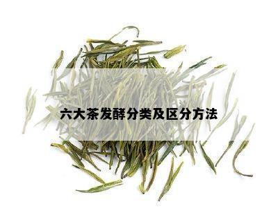 六大茶发酵分类及区分方法