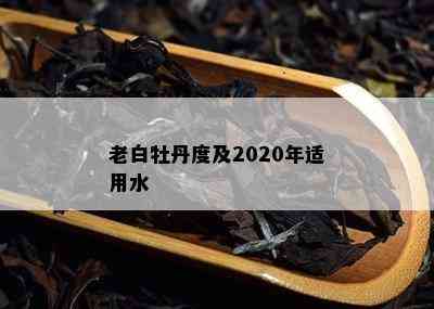 老白牡丹度及2020年适用水