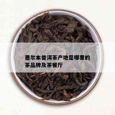 墨尔本普洱茶产地是哪里的茶品牌及茶餐厅