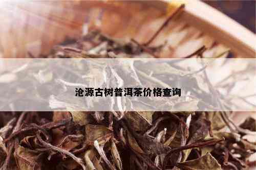 沧源古树普洱茶价格查询