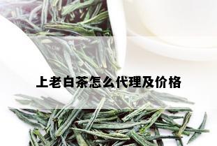 上老白茶怎么代理及价格