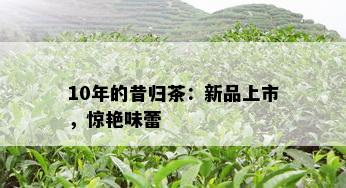 10年的昔归茶：新品上市，惊艳味蕾