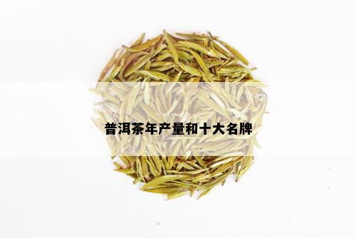 普洱茶年产量和十大名牌