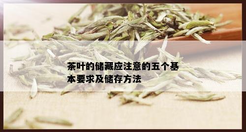 茶叶的储藏应注意的五个基本要求及储存方法
