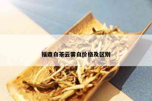 福鼎白茶云雾白价格及区别