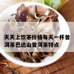 天天上饮茶价格每天一杯普洱茶巴达山普洱茶特点