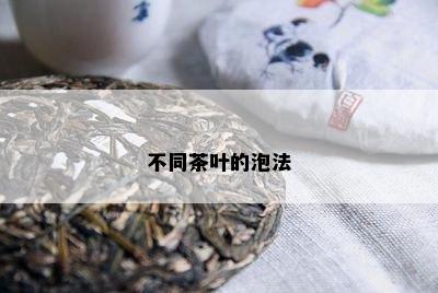 不同茶叶的泡法