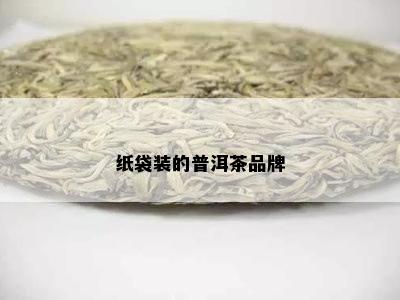 纸袋装的普洱茶品牌