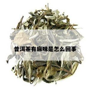 普洱茶有麻味是怎么回事